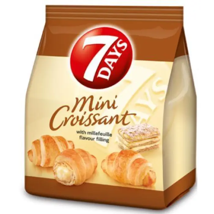 7-Days-Mini-Croissants-w-Millefeuille-Flavor-Filling-300g_2048x 7Days Mini Croissant Mille Feuille 300 gr - Afbeelding 1