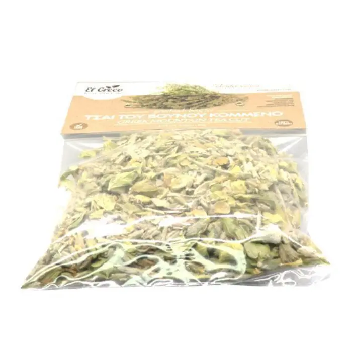 Bakatsounis gesneden bergthee Bagatzounis Bergthee (Tsai tou Vounou) 25 gr – Gesneden - Afbeelding 1
