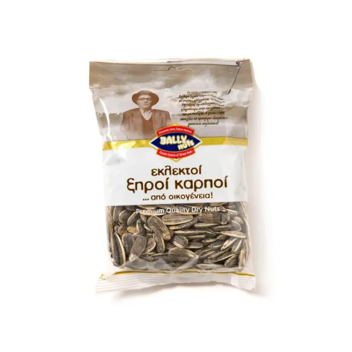 Daily nuts iliosporos 100 gr Bally Nuts Zonnebloempitten Geroosterd & Gezouten 100 gr - Afbeelding 1