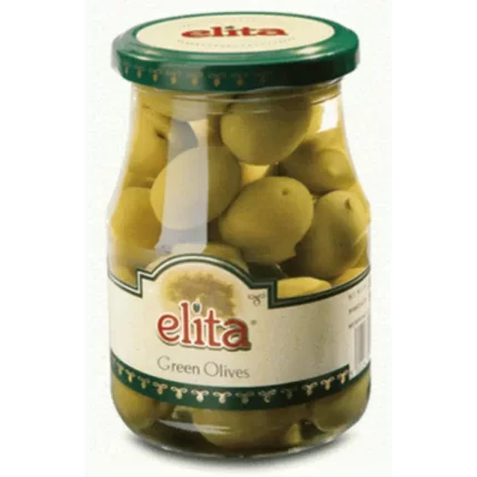 Elita Groene olijven gevuld met knoflook 350 gr