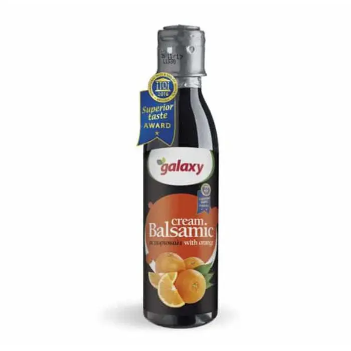 Galaxy-Balsamic-Cream-with-Orange-250ml Galaxy – Balsamico Cremer met sinaasappel 250 ml - Afbeelding 1