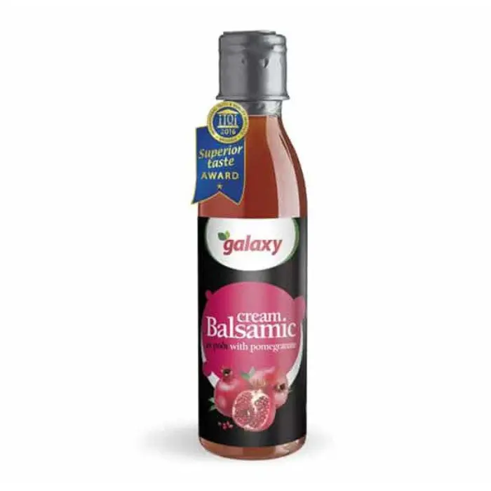 Galaxy-Balsamic-Cream-with-Pomegranate-250ml Galaxy – Balsamico Cremer met granaatappel 250 ml - Afbeelding 1