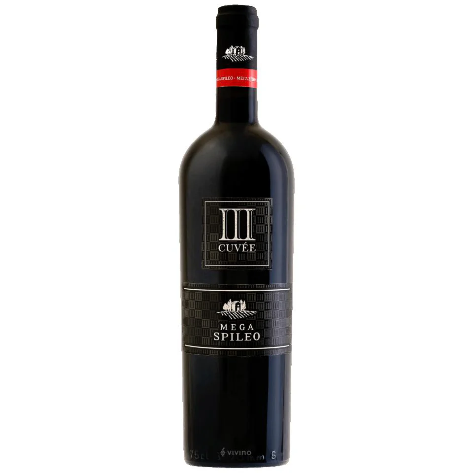 Mega-Spileo-Cuvee-III-PGI-Achaia-Red-Dry-Wine Mega Spileo - Cuvee III - rood - Afbeelding 1