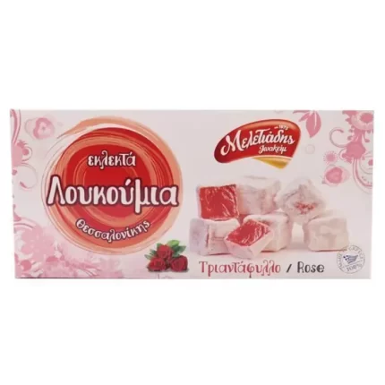 Meletiadis Loukoumi rozenblaadjes 300 gr