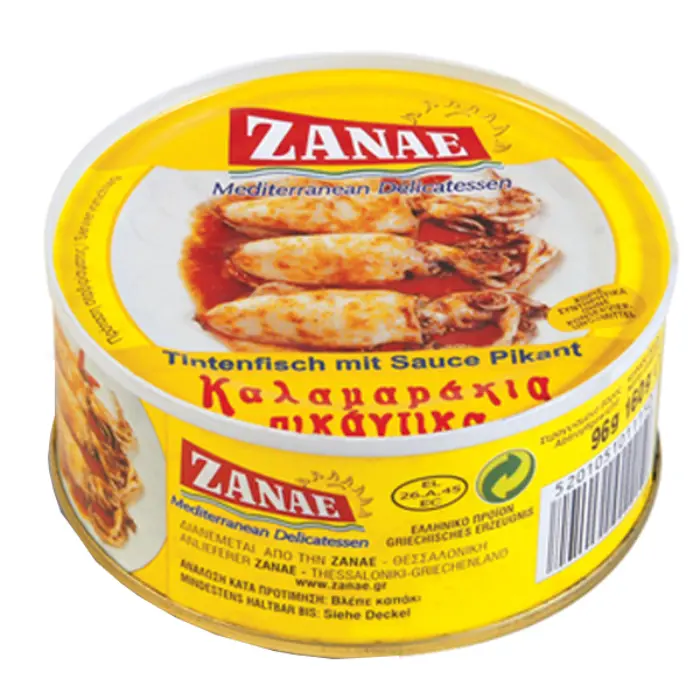 Zanae Kalamarakia pikantika 185 gr Zanae Kalamarakia (kleine inktvis) pikant 185 gr - Afbeelding 1
