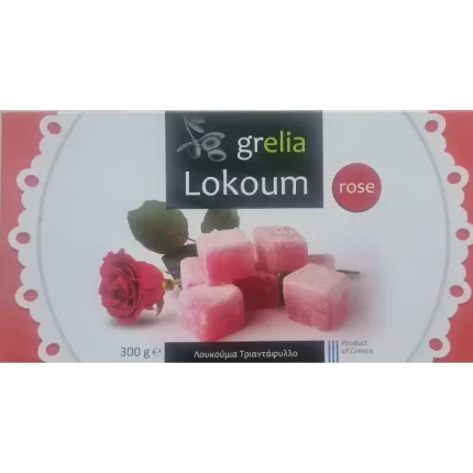 Grelia Loukoumi met Rozen & Lemon 250 gr