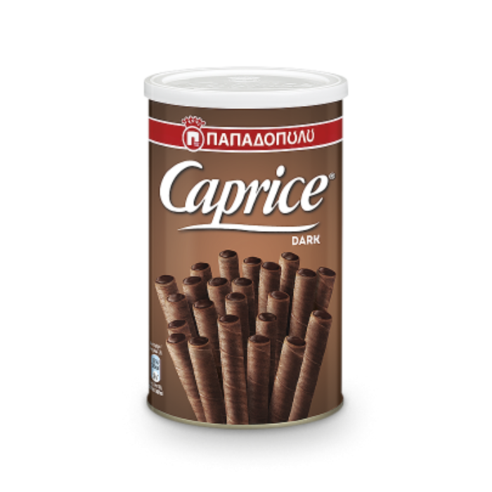 papadopoulou-caprice-met-pure-chocolade Papadopoulou Caprice Dark 250 gr - Afbeelding 1