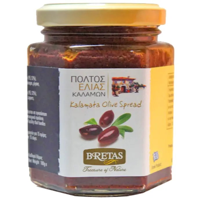 Βρετας πολτος ελιας καλαμςν 190 γρ Bretas Kalamata olijvenpasta 190 ml - Afbeelding 1
