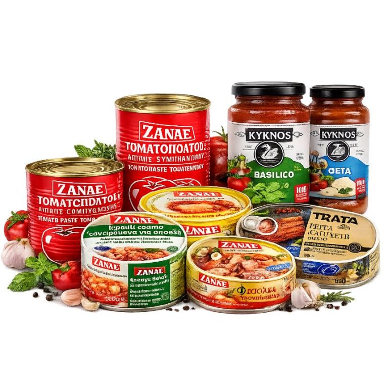 Ingelegde producten, sauzen en maaltijden