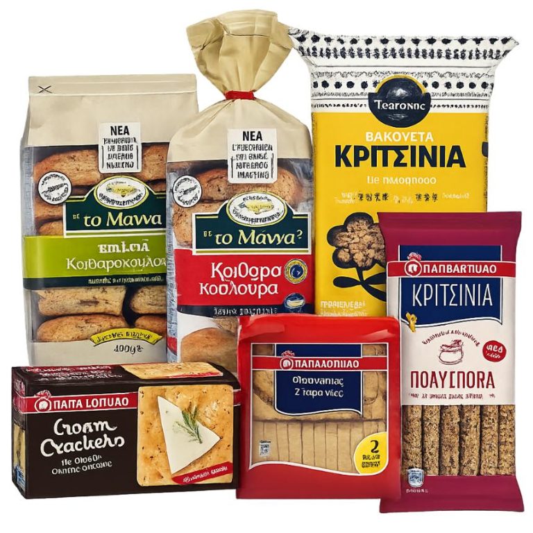 Broodproducten pita crackers
